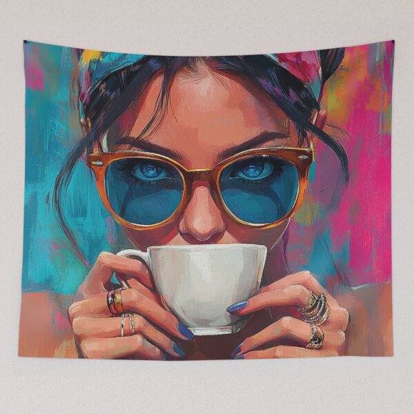 Item preview, MY COFFEE GIRL designed and sold by randynash.