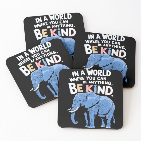 Item preview, Inspirational Be Kind Elephant Design designed and sold by InsanseCreation.