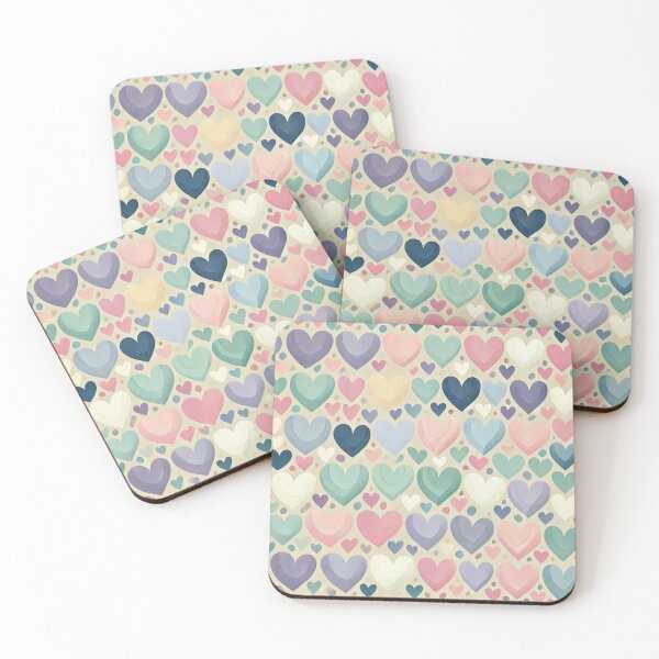 Item preview, Hearts in multiple colours  designed and sold by GingaDesigns.