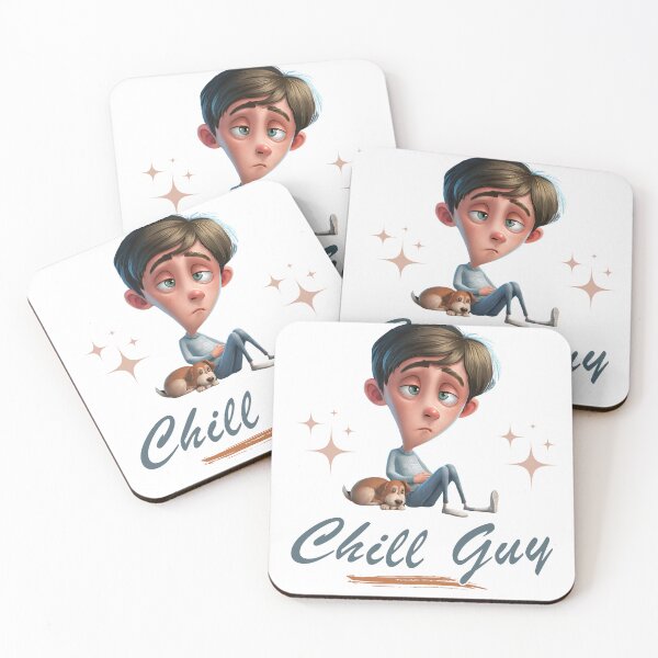 Item preview, Chill guy, Dog Lover Cartoon Boy Funny Design designed and sold by Raise2Shine.