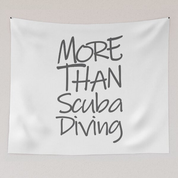Item preview, More Than Scuba Diving The Perfect Way to Show how much you love the adventure designed and sold by YAHIA-14.