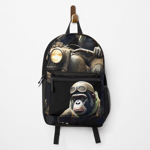 Item preview, "Gorilla on a vintage motorbike" designed and sold by Wiredart.
