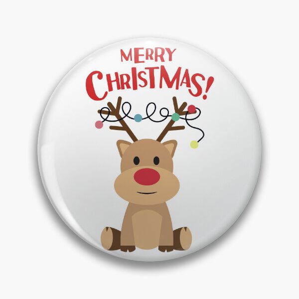 Item preview, Merry Christmas Reindeer designed and sold by WhimsyBoutique.