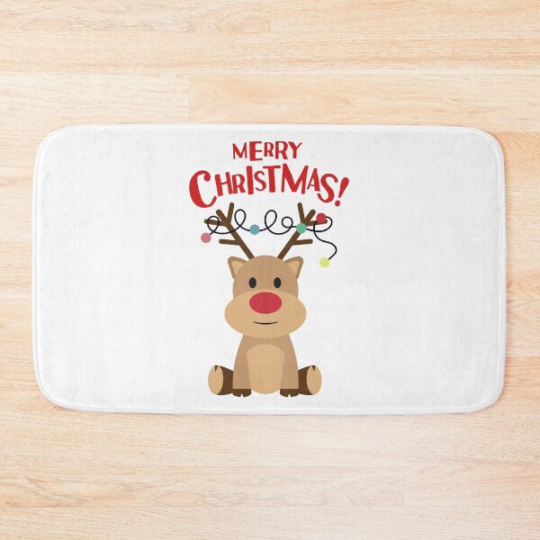 Item preview, Merry Christmas Reindeer designed and sold by WhimsyBoutique.