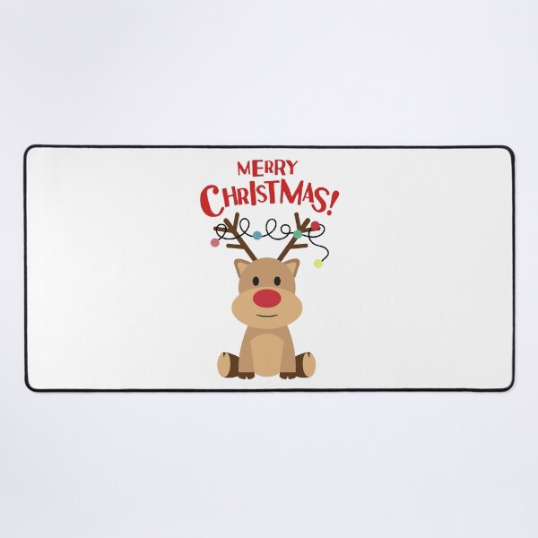 Item preview, Merry Christmas Reindeer designed and sold by WhimsyBoutique.