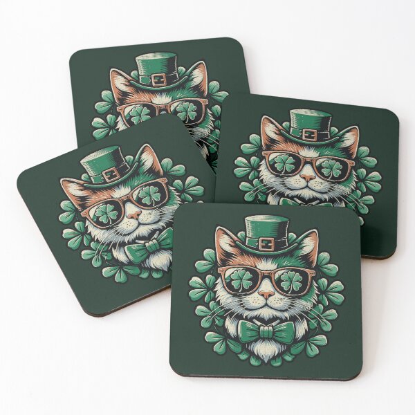 Item preview, Purrfect St Pattys Day designed and sold by AwesomeBeyondLimits.