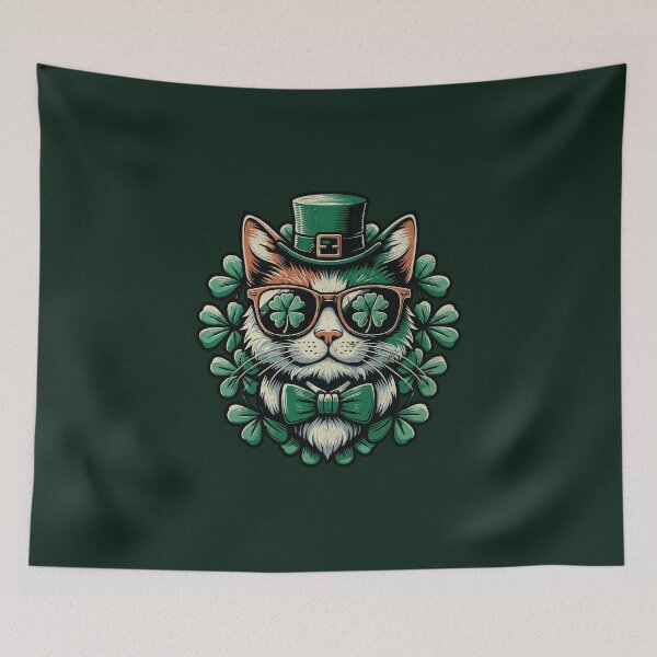Item preview, Purrfect St Pattys Day designed and sold by AwesomeBeyondLimits.