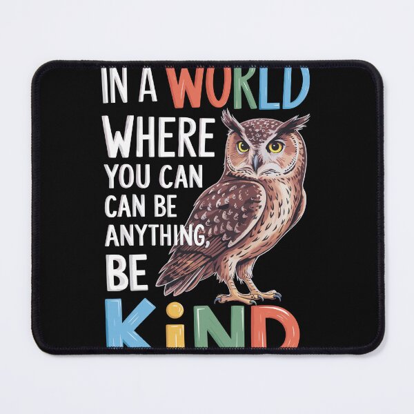 Item preview, Inspirational Be Kind Owl Design designed and sold by InsanseCreation.