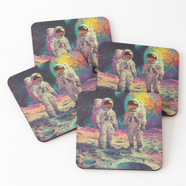 Item preview, Astronauts in Distant Worlds designed and sold by HarmonicDaze.
