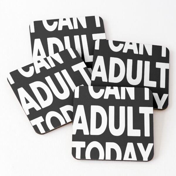 Item preview, I Can't Adult Today Funny Unhinged designed and sold by KitonicTees.