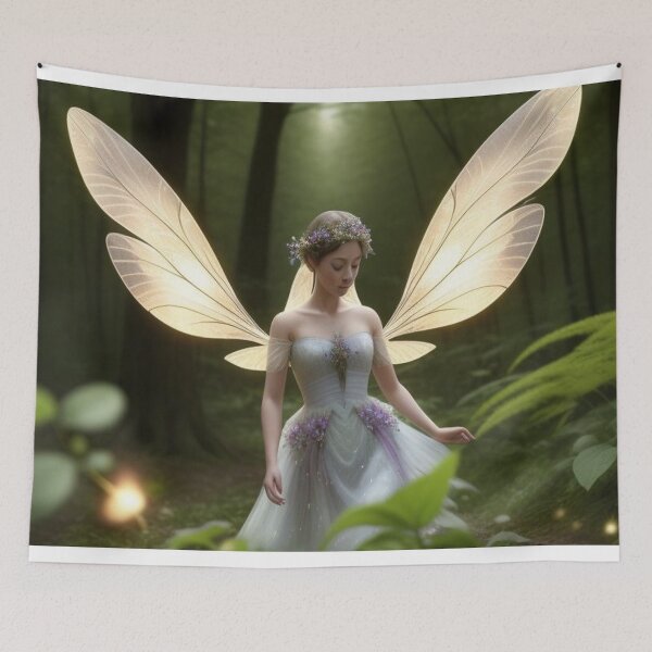 Item preview, Fairy Girl Forest Woods Fantasy designed and sold by highplacidity.