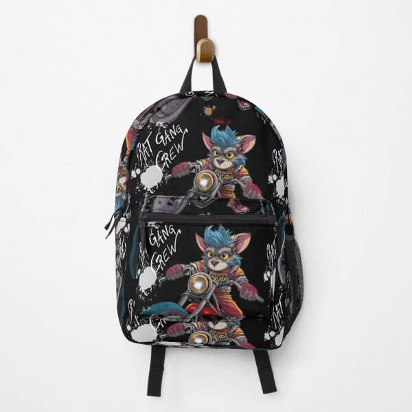 Rat Boy Racer Gang Crew by iServalan for Tale Teller Club Backpack