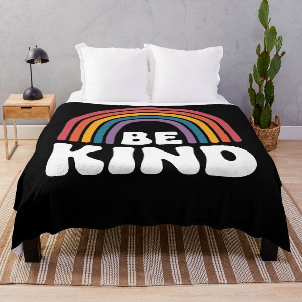 Item preview, Inspirational Be Kind Rainbow Graphic designed and sold by InsanseCreation.