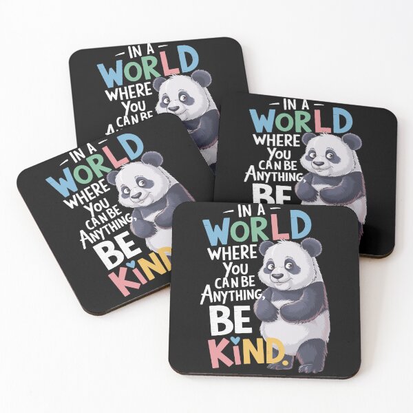 Item preview, Inspirational Be Kind Panda Design designed and sold by InsanseCreation.