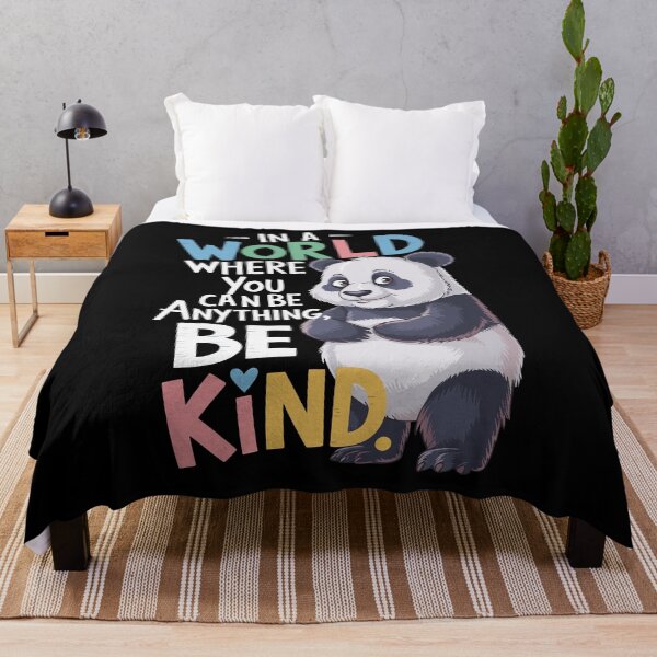 Item preview, Inspirational Be Kind Panda Design designed and sold by InsanseCreation.