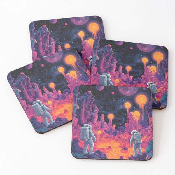 Item preview, Mystical Astronauts in Alien Terrains designed and sold by HarmonicDaze.