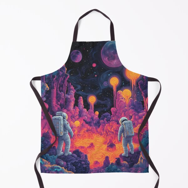Aperçu de l'œuvre Astronautes mystiques sur des terrains extraterrestres créée et vendue par HarmonicDaze.