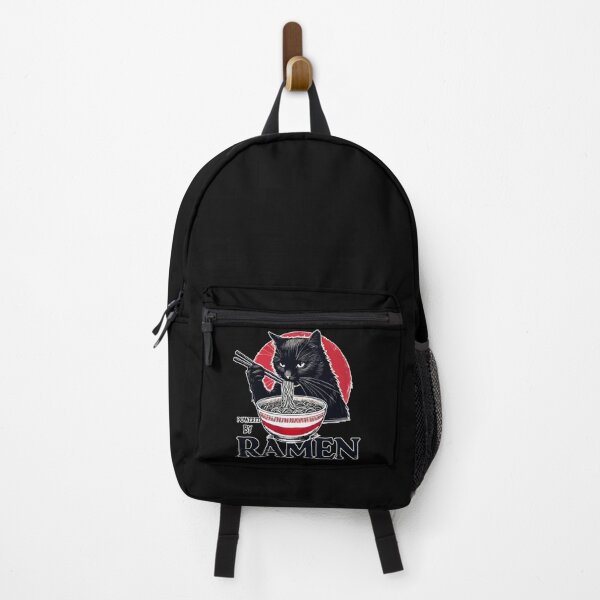 Item preview, Powered by Ramen Black Cat Japanese Sumie designed and sold by TomFrontierArt.