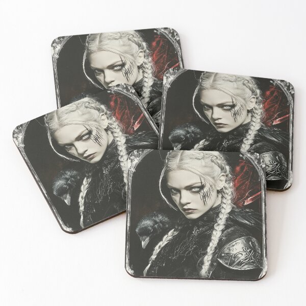 Item preview, Nordic Gothic Warrior Woman designed and sold by LonesomeKnight.
