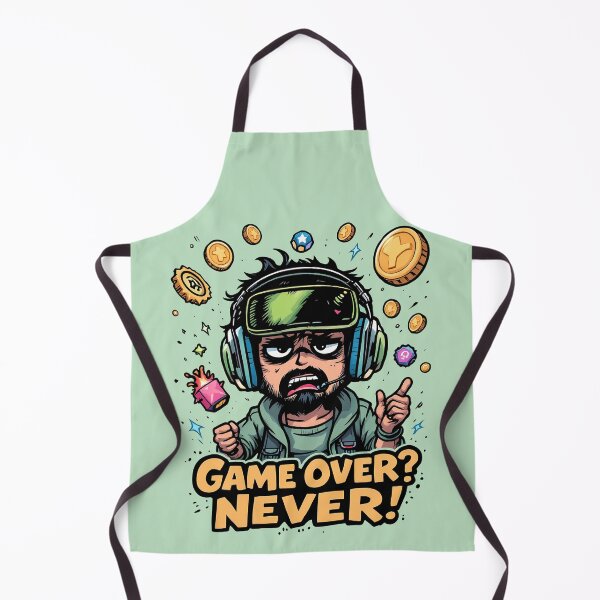 Item preview, Never Give Up Gamer - Game On, Never Over designed and sold by BNCH44.