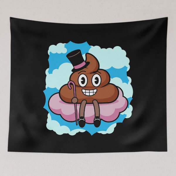 Item preview, Funny poo | Cute poop | Smiling Poop designed and sold by RedCircleArt.