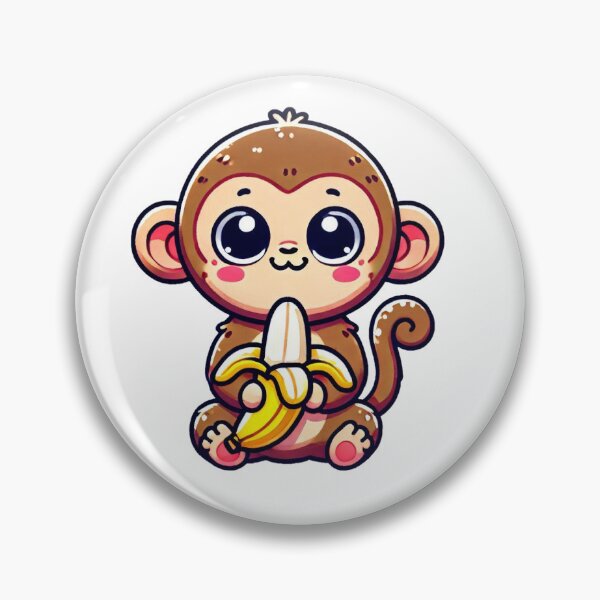 Item preview, Cute Kawaii Monkey designed and sold by VultureXP.