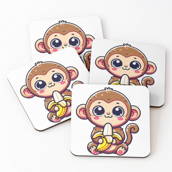 Item preview, Cute Kawaii Monkey designed and sold by VultureXP.