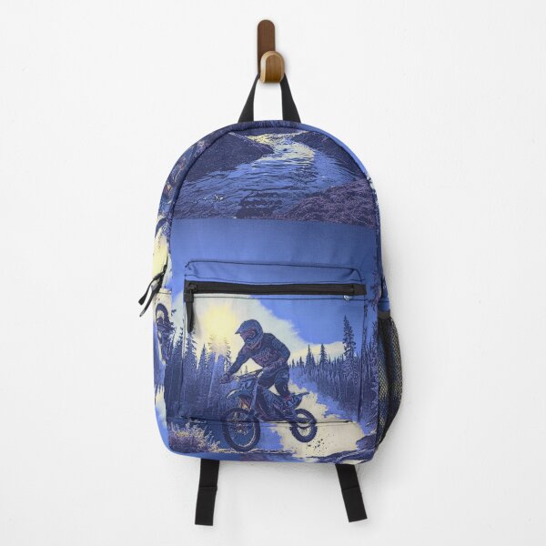 Item preview, Motocross Biker Jumps a Stream designed and sold by Skye Ryan-Evans.