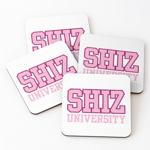 Item preview, Shiz University Wicked Light Pink Text Hot Pink Outline designed and sold by ModernintheMix.