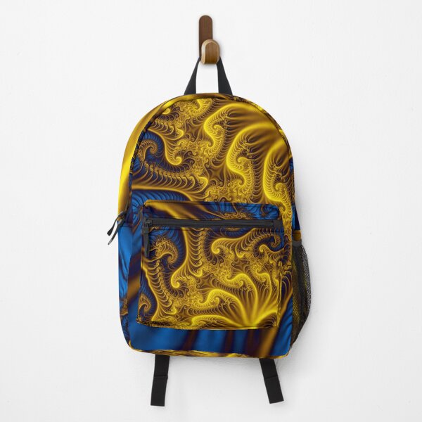 Item preview, Yellow and Blue Spiral Fractal Pattern designed and sold by pinkal.