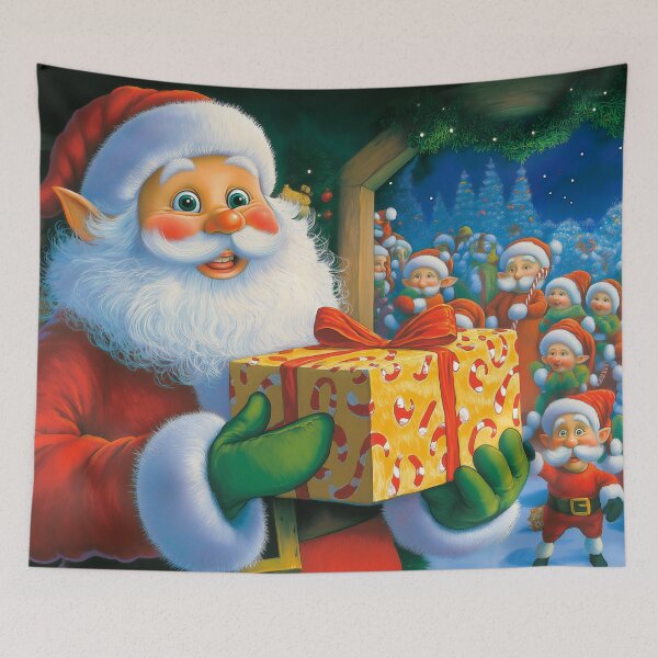 Item preview, Santa's Bustling Workshop designed and sold by PaigeCompositor.