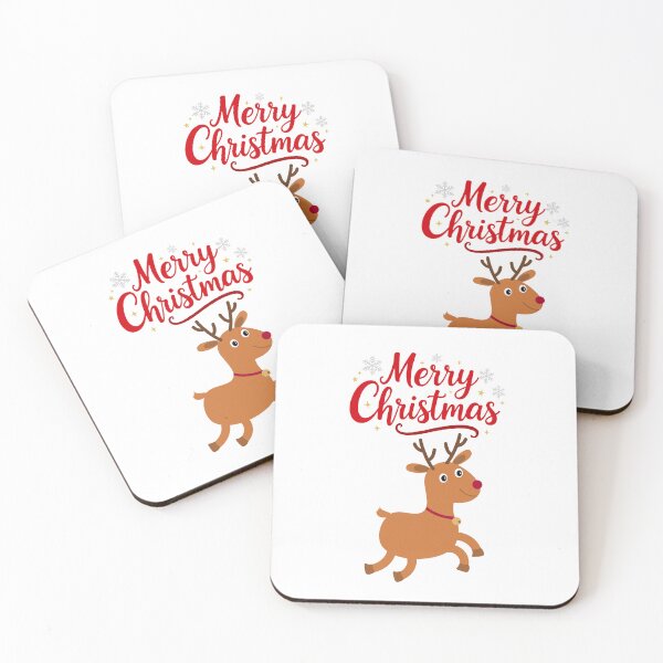 Item preview, Merry Christmas Reindeer #2 designed and sold by WhimsyBoutique.