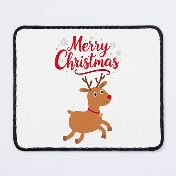 Item preview, Merry Christmas Reindeer #2 designed and sold by WhimsyBoutique.