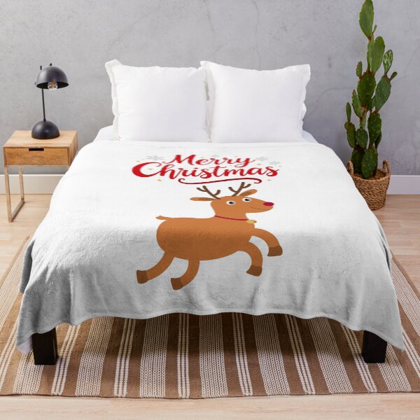 Item preview, Merry Christmas Reindeer #2 designed and sold by WhimsyBoutique.