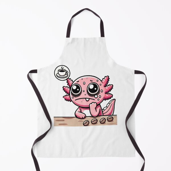 Item preview, Sad Axolotl Craving Coffee designed and sold by RetroPop23.