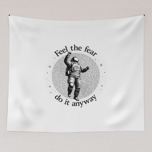 Item preview, Feel the fear do it anyway designed and sold by Miauau Studio.