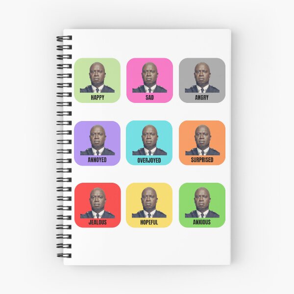 Item preview, The many faces of Captain Raymond Holt designed and sold by SuperNeato.
