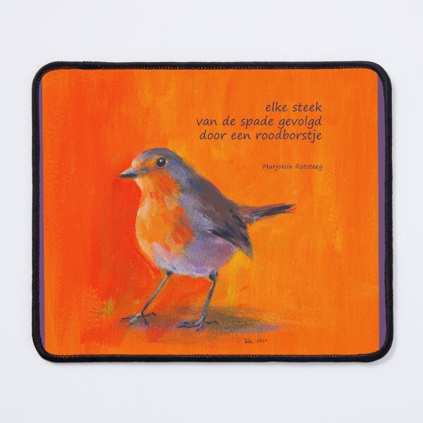 Item preview, The Robin and the Gardener Haiku Dutch designed and sold by KarenKaspar.