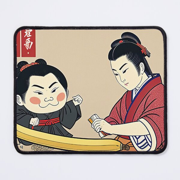 Item preview, Japanese Lady working with Banana designed and sold by Daveidaho.