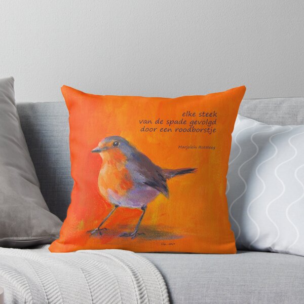 Item preview, The Robin and the Gardener Haiku Dutch designed and sold by KarenKaspar.