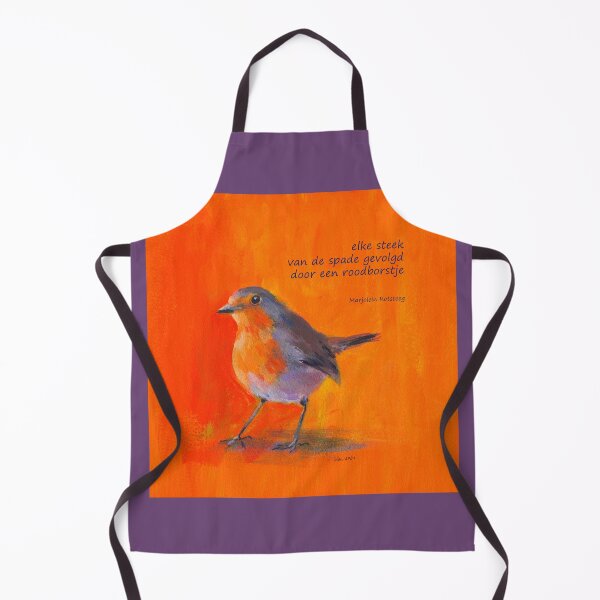 Item preview, The Robin and the Gardener Haiku Dutch designed and sold by KarenKaspar.