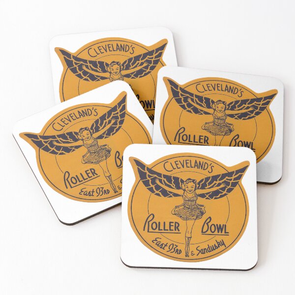 Item preview, Rollerbowl Cleveland Ohio Roller Skating Rink Sticker Decal Label designed and sold by tislord.