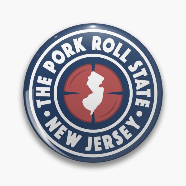 Item preview, Pork Roll State Circle Badge designed and sold by deadmansupplyco.