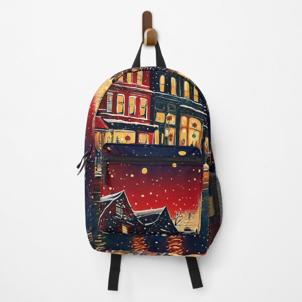Item preview, Festive Town on Christmas Eve designed and sold by Christine "Xine" Segalas.