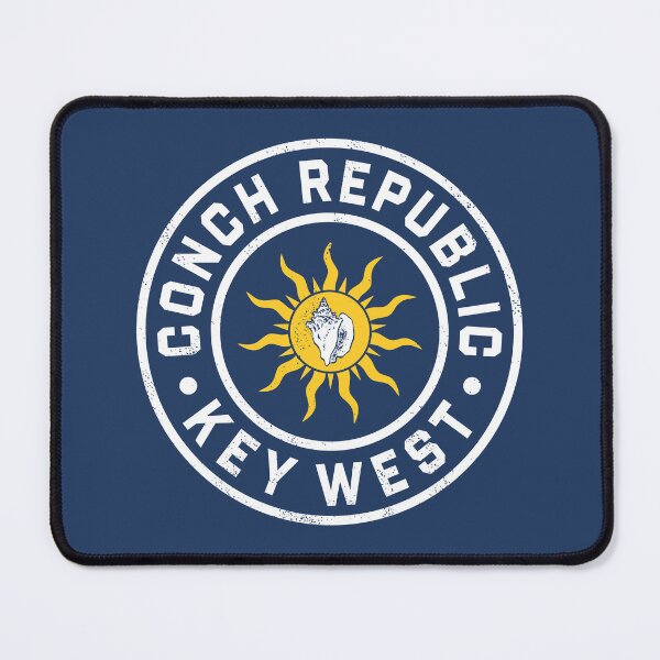 Item preview, Retro Conch Republic Key West Circle Badge designed and sold by deadmansupplyco.