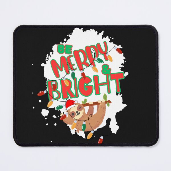 Item preview, Be Merry & Bright Sloth designed and sold by ArtBeLife.
