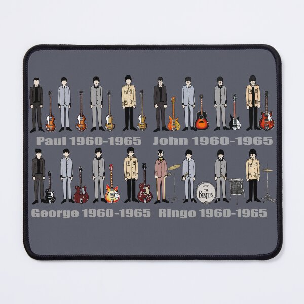 Item preview, John, Paul, George & Ringo with musical instruments 1960-1965 designed and sold by Kludoman.