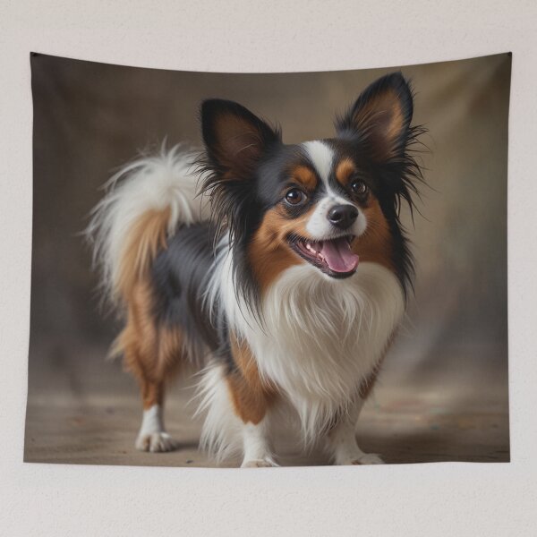 Item preview, Papillon Puppy Portrait designed and sold by Skye Ryan-Evans.