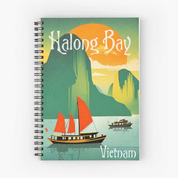 Item preview, Vintage Travel Art – Halong Bay Awaits – Sail Through a Timeless Paradise designed and sold by Lost-Horizons.