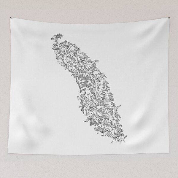 Item preview, Birds - Black and White - Evolution designed and sold by EvolutionPoster.